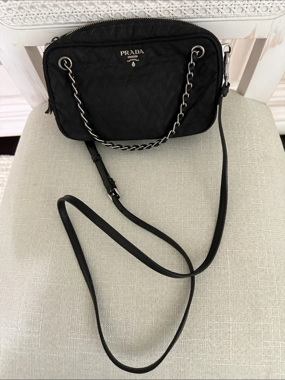 Prada compact crossbody